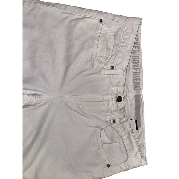 DKNY Jeans Bleeker Boyfriend White Denim Pants Comfort‎ Casual Everyday - Picture 5 of 10
